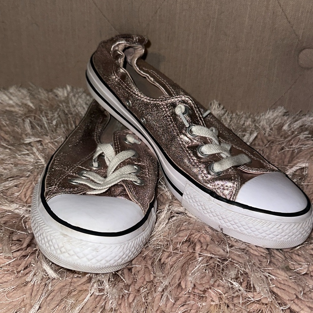 Converse All Star Shimmery Pink Sneakers
